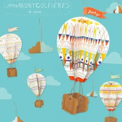 Kit Créatif Montgolfière - Pirouette Cacahouète