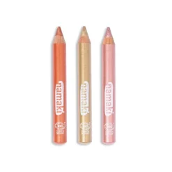 Kit de 3 crayons de maquillage pailletés Namaki - Rayons de soleil