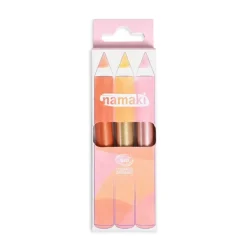 Kit de 3 crayons de maquillage pailletés Namaki - Rayons de soleil