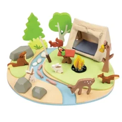 Kit de jeu en bois - Set de camping - Tender Leaf