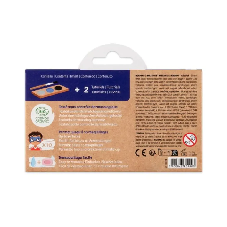Kit de maquillage 3 couleurs - Chevalier et Super-Héros - Namaki