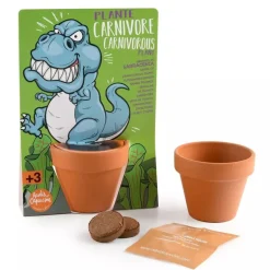 Kit graines à semer : T-rex - Plante carnivore - Radis et Capucine