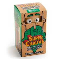 Kit "Super Chauve", cresson à semer - Radis et Capucine