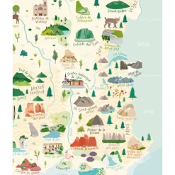 La Carte des merveilles de France - Papier Curieux