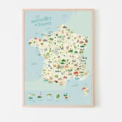 La Carte des merveilles de France - Papier Curieux