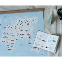 La Carte des merveilles du Monde - Papier Curieux