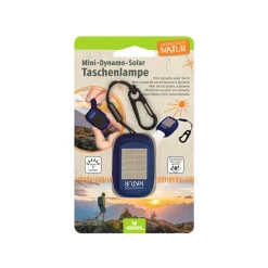 Lampe de poche solaire et dynamo - Moses
