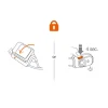 Lampe frontale Bindi - Petzl - Emerald