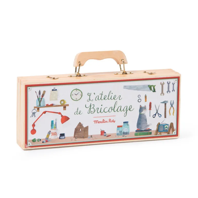 La valise de bricolage enfant - Moulin Roty - 6 outils