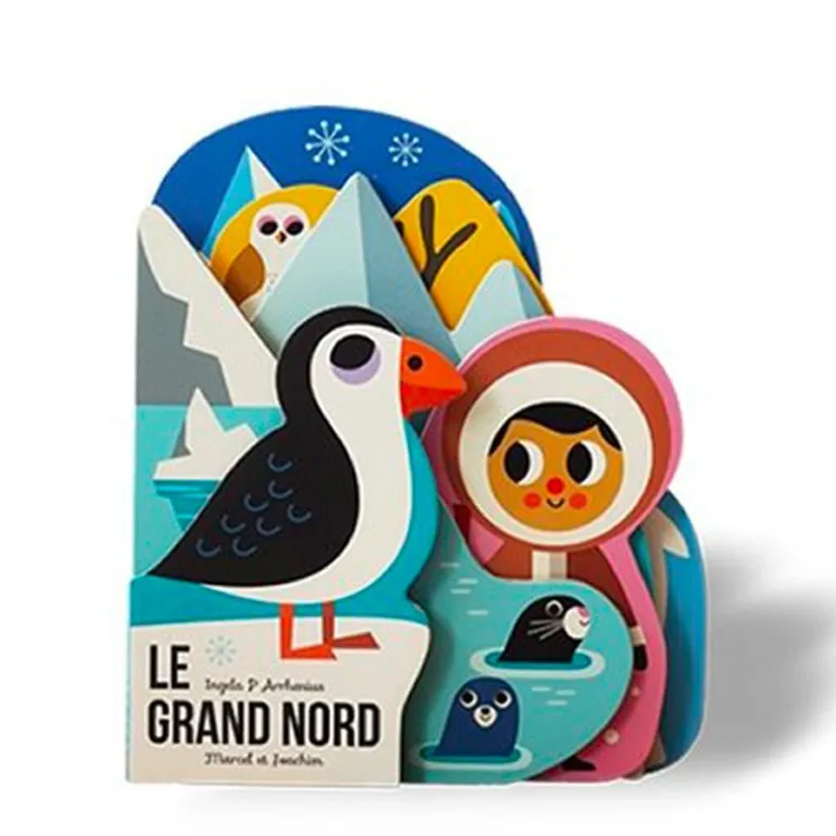 Le Grand Nord Imagier bébé - Marcel et Joachim