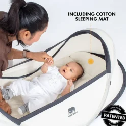 Lit de voyage bébé Deryan - Infant baby - Crème