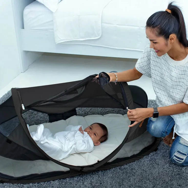 Lit de voyage Deryan - Baby Luxe - Jusqu'à 2,5 ans - Noir