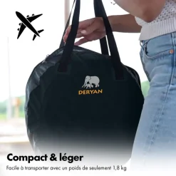Lit de voyage Deryan - Baby Luxe - Jusqu'à 2,5 ans - Noir