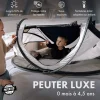 Lit de voyage Peuter Luxe Deryan - Jusqu'à 4,5 ans - Crème
