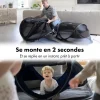Lit de voyage Peuter Luxe Deryan - Jusqu'à 4,5 ans - Noir