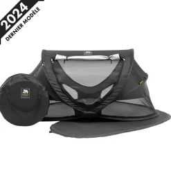 Lit de voyage Peuter Luxe Deryan - Jusqu'à 4,5 ans - Noir