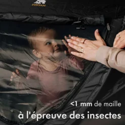 Lit de voyage Peuter Luxe Deryan - Jusqu'à 4,5 ans - Noir