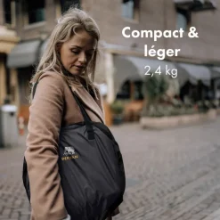 Lit de voyage Peuter Luxe Deryan - Jusqu'à 4,5 ans - Noir