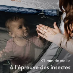 Lit de voyage Peuter Luxe Deryan - Jusqu'à 4,5 ans - Navy Blue
