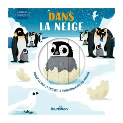 Livre Animaux Surprises "Dans la neige" - Edition Tourbillon