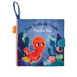 Livre tissu d’activité « Les amis de Paulie » - Moulin Roty