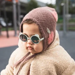 Lunettes KietLa - Ourson - 0 à 4 ans - Vert Amande