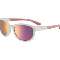 Lunette soleil enfant Cébé Katniss - Blanc et rose