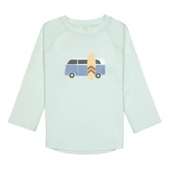 Lycra bébé manches longues - Lassig - Camper vert écume