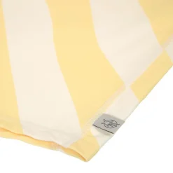 Lycra bébé manches longues - Lassig - Rayures jaune pâle/sel marin