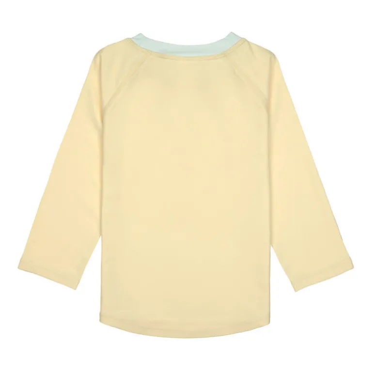 Lycra bébé manches longues - Lassig - Make vagues vanille