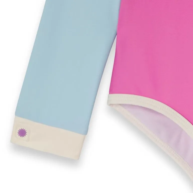 Maillot de bain fille anti-UV - KietLa - Rose Bleu