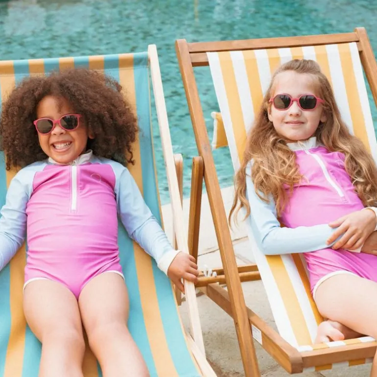 Maillot de bain fille anti-UV - KietLa - Rose Bleu