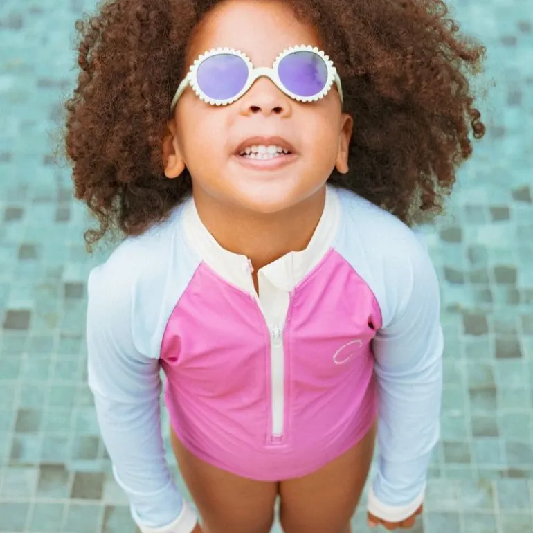 Maillot de bain fille anti-UV - KietLa - Rose Bleu