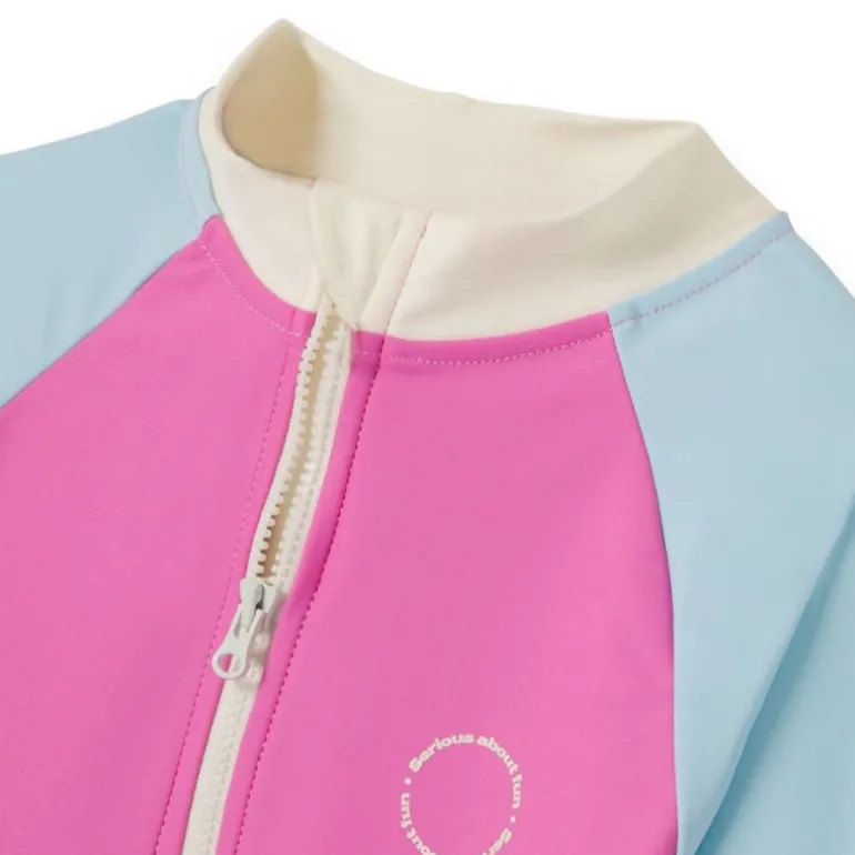Maillot de bain fille anti-UV - KietLa - Rose Bleu