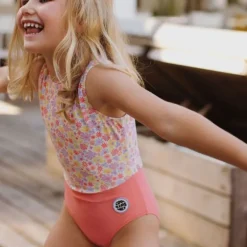 Maillot de bain fille 1 pièce - Hello Hossy - Retro Flowers