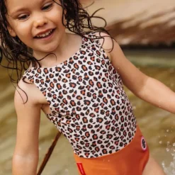 Maillot de bain fille 1 pièce - Hello Hossy - Leopard