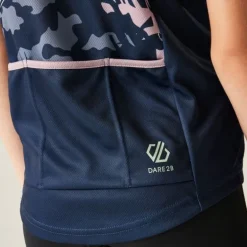 Maillot de vélo enfant Dynamite Jersey - Dare2b - Navy Graffiti