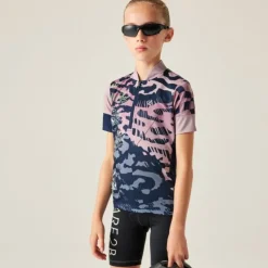 Maillot de vélo enfant Dynamite Jersey - Dare2b - Navy Graffiti