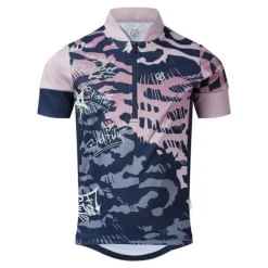 Maillot de vélo enfant Dynamite Jersey - Dare2b - Navy Graffiti
