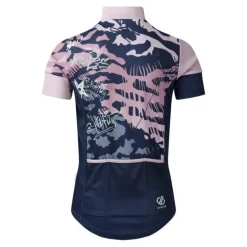 Maillot de vélo enfant Dynamite Jersey - Dare2b - Navy Graffiti