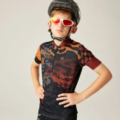 Maillot de vélo enfant Dynamite Jersey - Dare2b - Black Graffiti