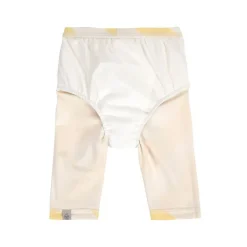 Maillot short et couche intégrée - Lassig - jaune pâle/sel marin