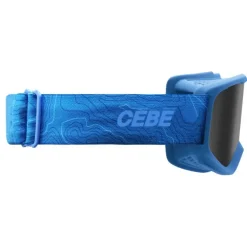 Masque de ski bébé Cébé - Jerry 3 - 12 mois à 2,5 ans - Blue Topo / Dark Grey