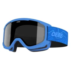 Masque de ski bébé Cébé - Jerry 3 - 12 mois à 2,5 ans - Blue Topo / Dark Grey
