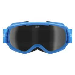 Masque de ski bébé Cébé - Jerry 3 - 12 mois à 2,5 ans - Blue Topo / Dark Grey