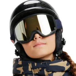 Masque de ski fille 5-8 ans Missy - Roxy - Big Flowers / Clux ml Orange