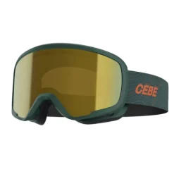 Masque ski enfant - Cébé Hoopoe 2 - 5 ans/8 ans - Forest / Amber Gold