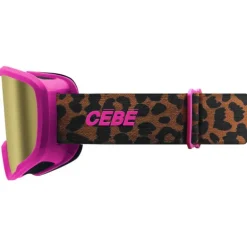 Masque ski enfant - Cébé Hoopoe 2 - 5 ans/8 ans - Pink / Amber Gold