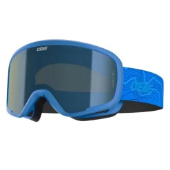 Masque ski enfant - Cébé Hoopoe 2 - 5 ans/8 ans - Blue / Blue Mirror