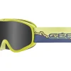 Masque ski enfant - Cébé Hoopoe - 5 ans/8 ans - Matte Lime Blue Mtn - Cat.3